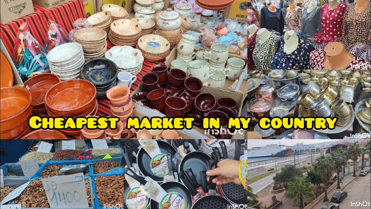 Come with me and witness the famous market in my country. With the lowest prices you've ever for h 👀