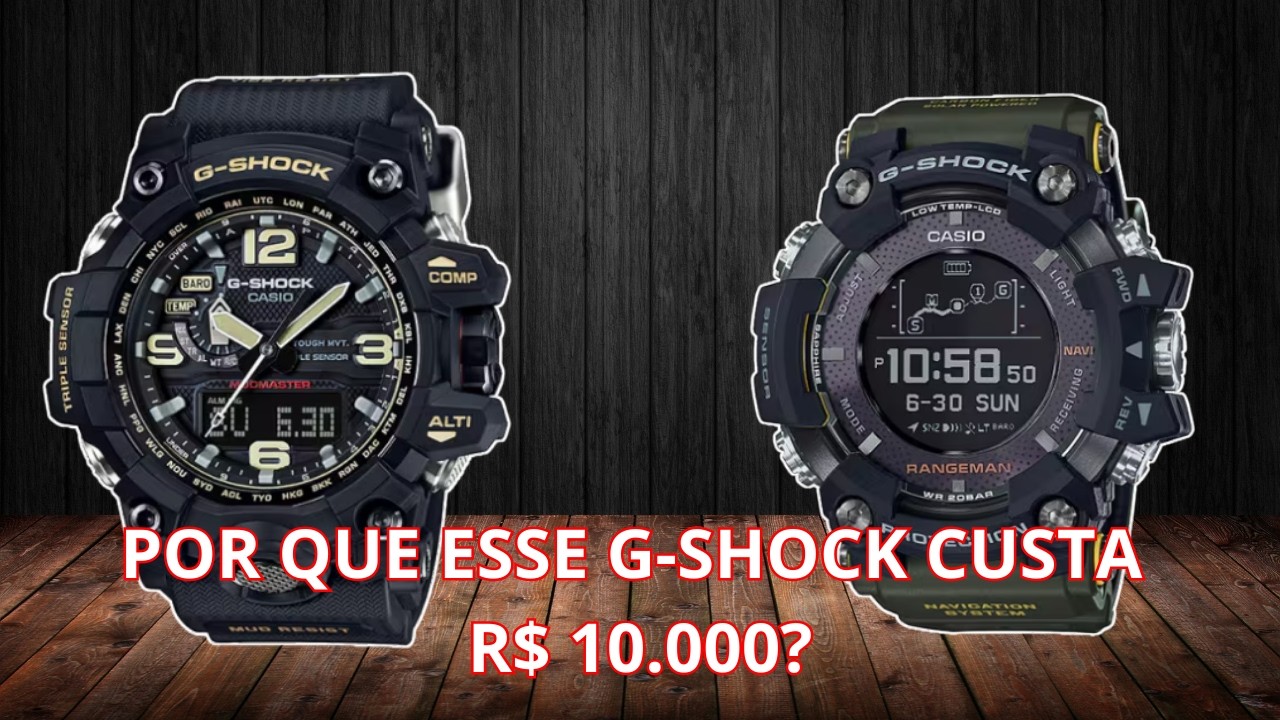 6 G-Shocks tecnológicos que custam uma fortuna – Mas será que valem?