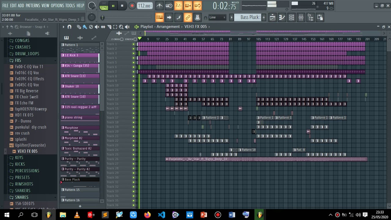 Focalistic - Ke Star ft Vigro Deep Remake on Fl Studio 20 By TBK MuZiQ