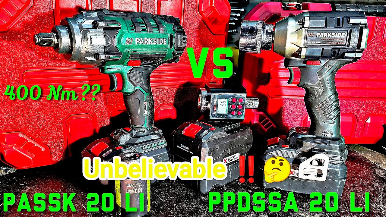 Parkside Performance PPDSSA 20 Li VS PASSK 20 Li Comparision #parksideperformance #parkside #vs#diy
