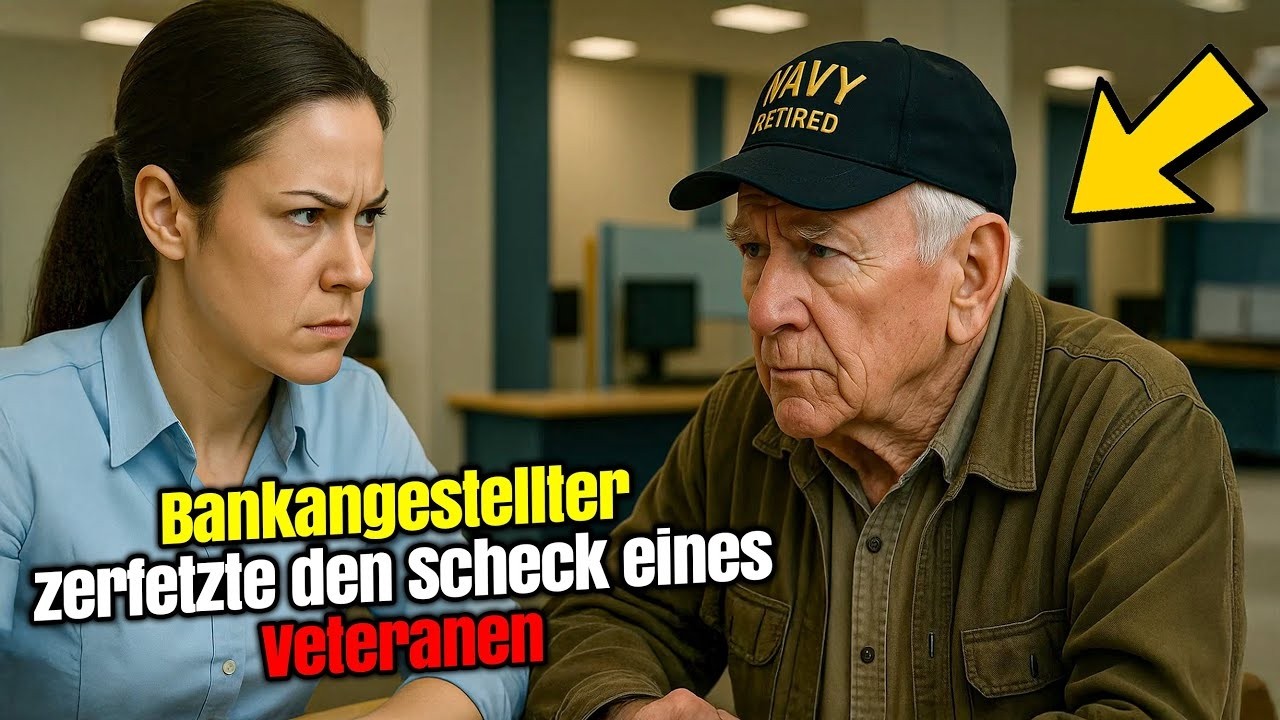 Sie Zerriss Einen Veteranenscheck – Dann Stürmte Der Finanzminister Die Bank