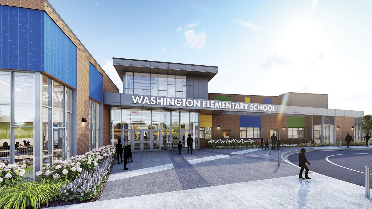 Design for New Washington Elementary School in Schiller Park
