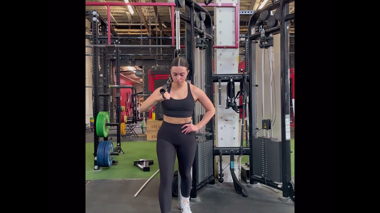 Unilateral Medial Head Tricep Press
