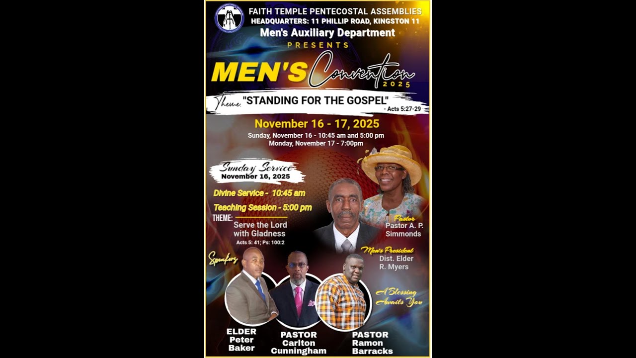 FTPA Men's Convention 2025 - Divine Service - 2025 11 16