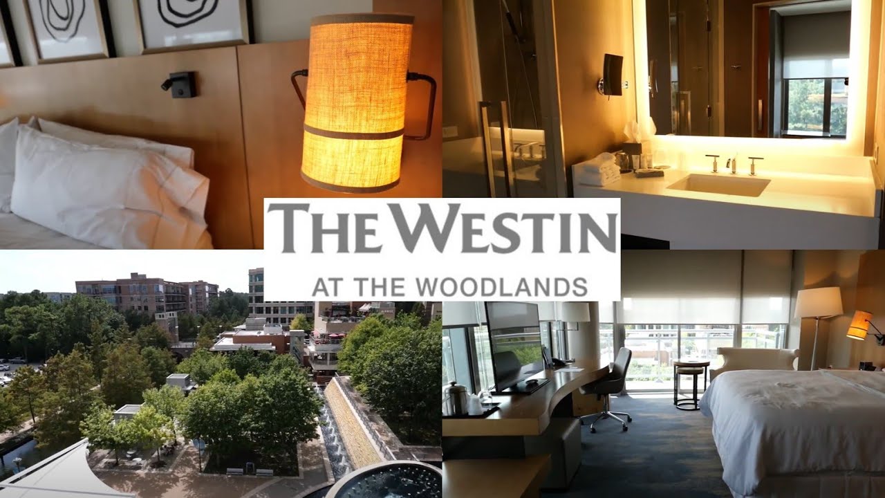 Room Review - Westin at the Woodlands Panoramic Corner Room with Balcony + Waterway View