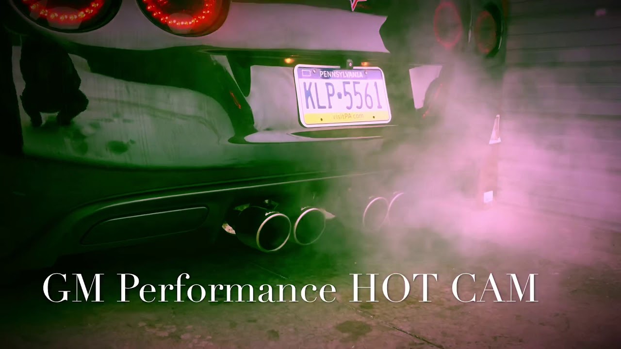 Corvette C6 GM Hot Cam (Slow Motion)