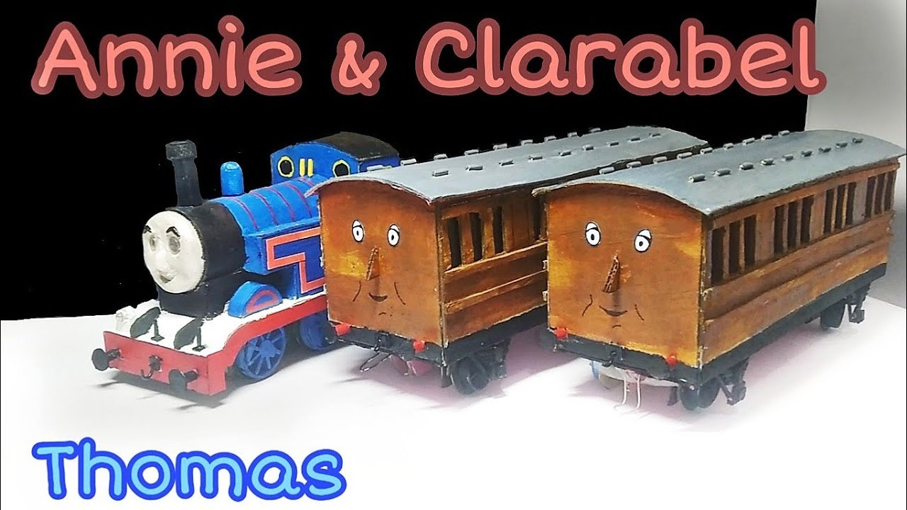 How to make train at home | Thomas with Annie and Clarabel | working train model | world of models.