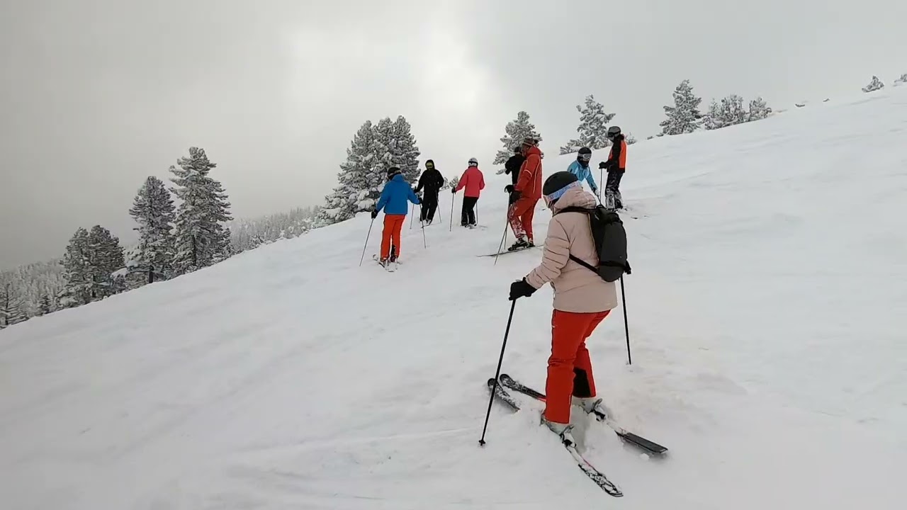 A week of skiing in Borovets, Bungaria, 2022 March
