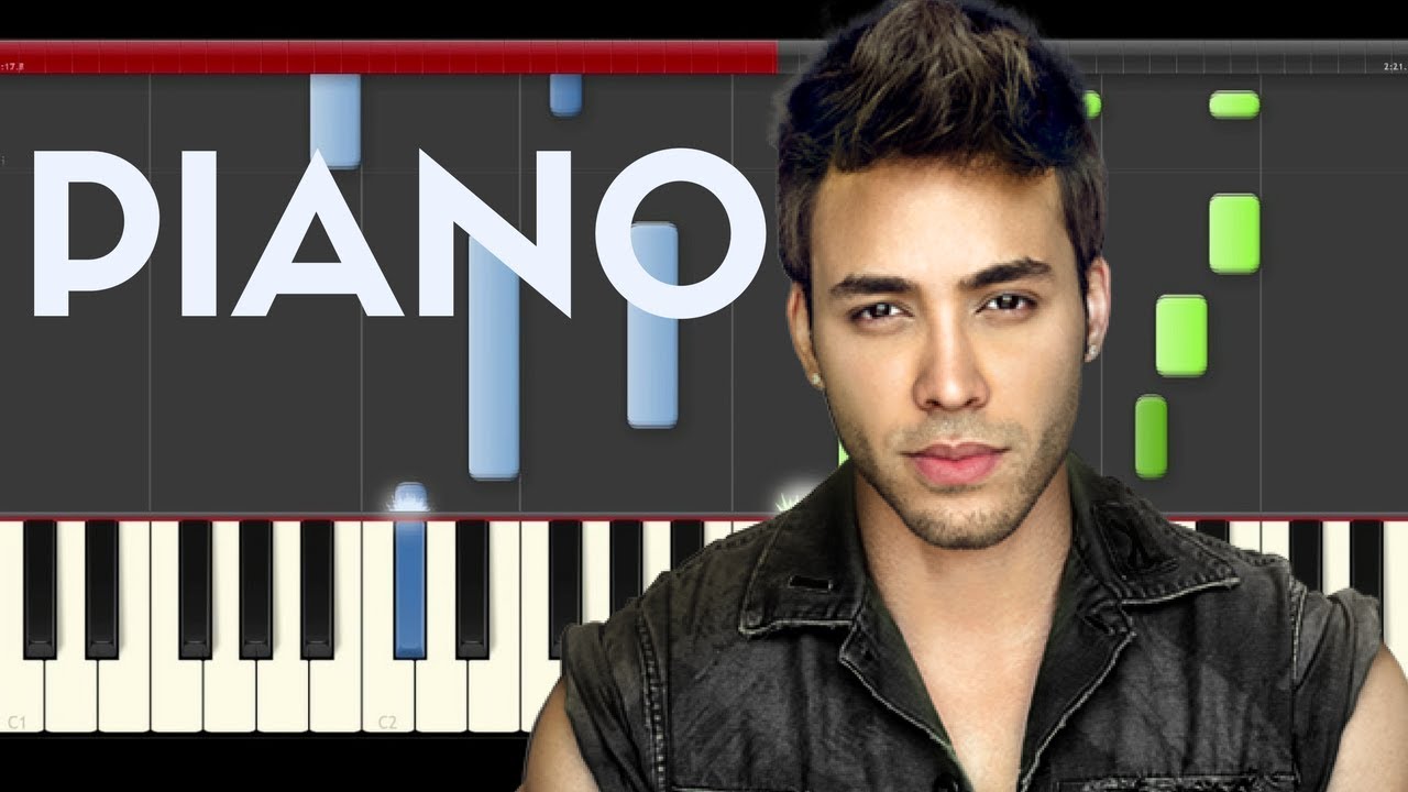 Prince Royce El Clavo Piano Midi tutorial Sheet app Cover Karaoke