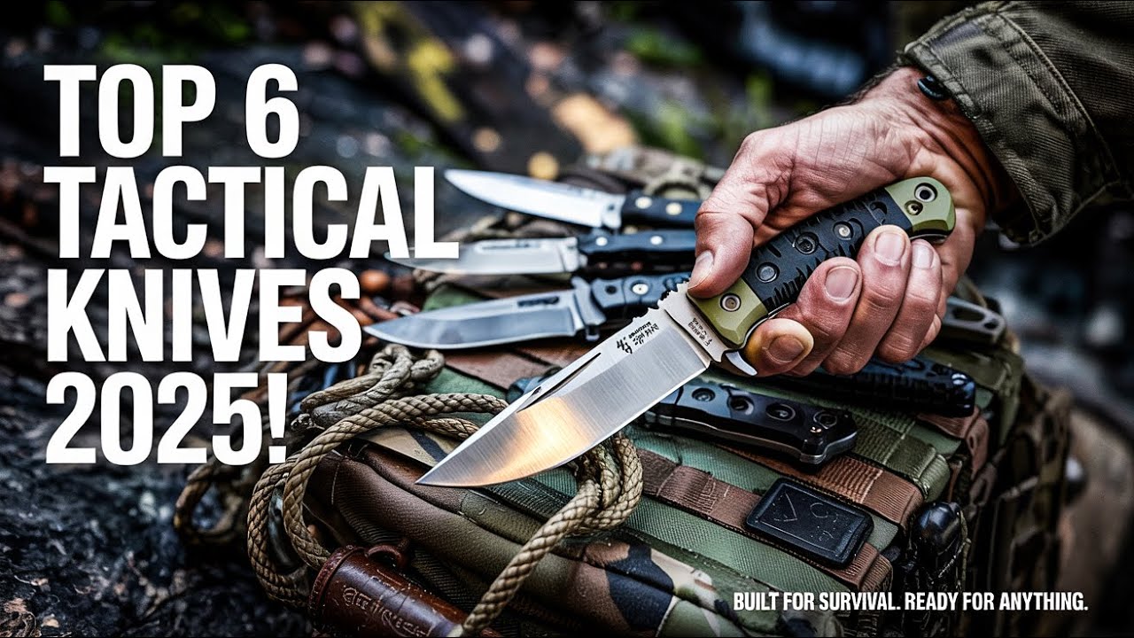 Top 6 Best Tactical Knives 2026! 🔥