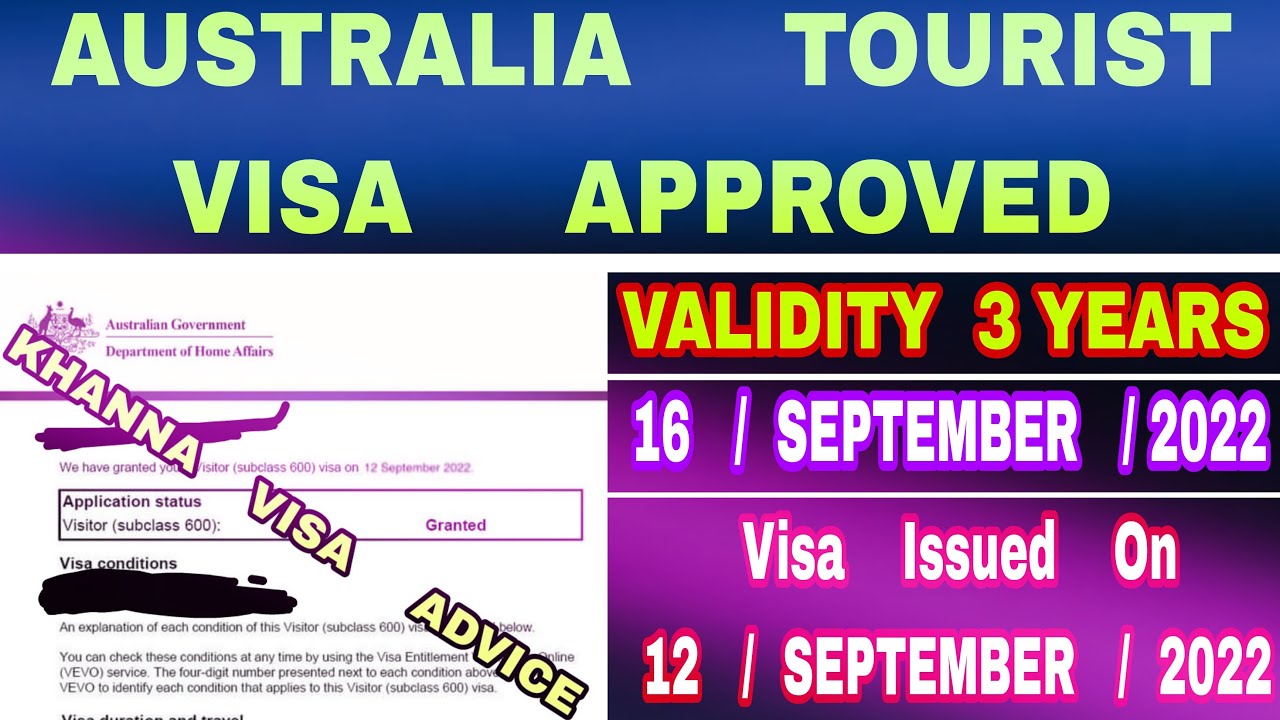Australia Visa From Indian | Australia Visa Approved | Australia Visa Trend 2022  Khanna Visa Advice