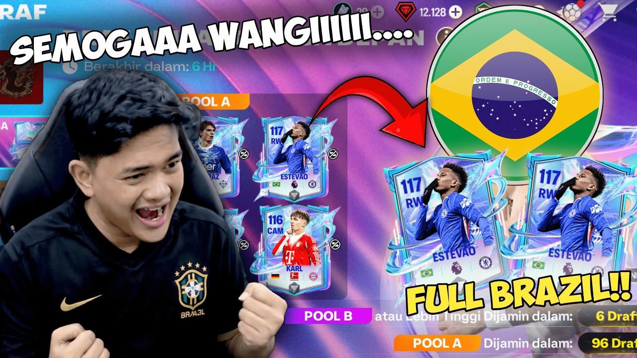 MAKKK ESTEVAO 117 FUTURE STARS + BIKIN TEAM FULL PEMAIN BRAZIL! APAKAH BISA?!  - EA FC MOBILE 26