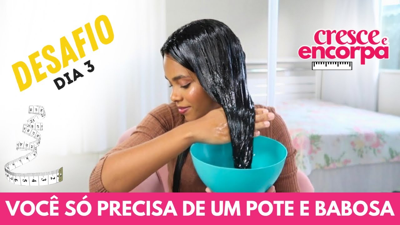 Eu estava usando a babosa errado! Dia 3 do Desafio cresce e encorpa Cabelo ! rotina capilar completa