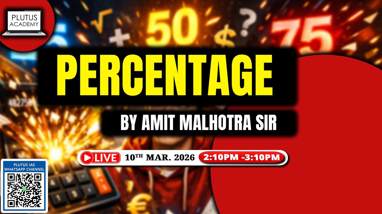 Проценты | Математика | Преподаватель: Амит Сэр | Академия Плутус | #SSC #Bank #plutusacademy