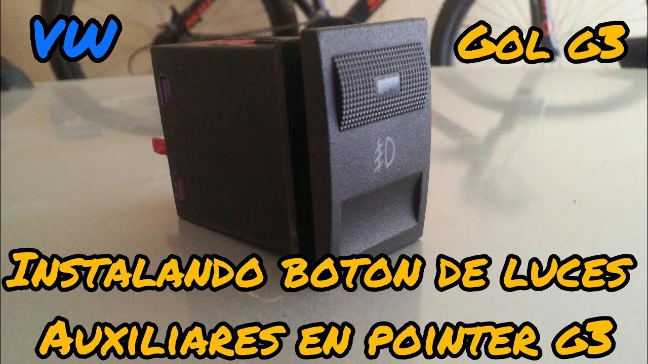 Instalación de boton de luces auxiliares para pointer