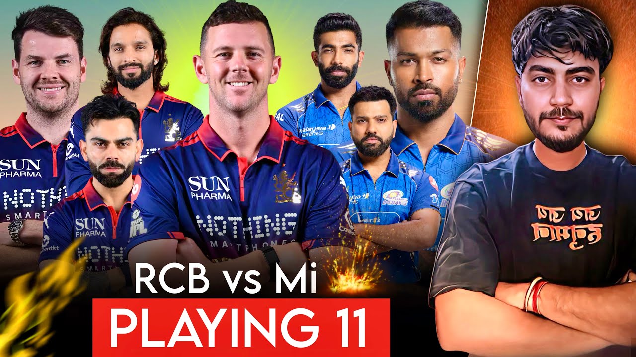 RCB vs MI Final Strongest Playing 11 Confirmed🔥RCB Final Playing 11,Mi vs RCB final Playing 11 2026