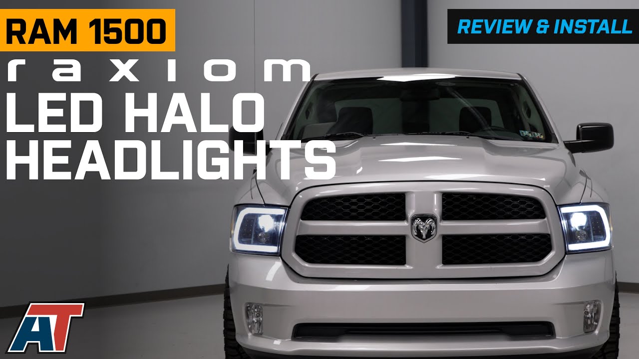 2009-2018 RAM 1500 Raxiom LED Halo Surround Headlights Review & Install