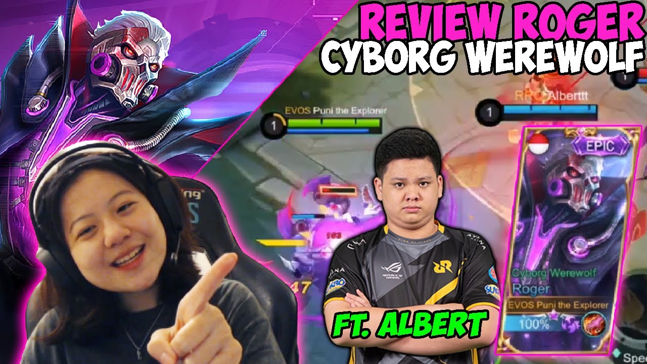 Review Skin Epic Roger! Kita Ajarin Albert Cara Main Roger Yang Benar!! | Fanny Cynthia