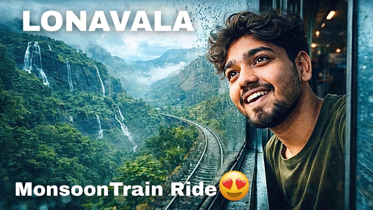 Mumbai to Lonavala by Train | Monsoon Mountain Views 🌧️⛰️