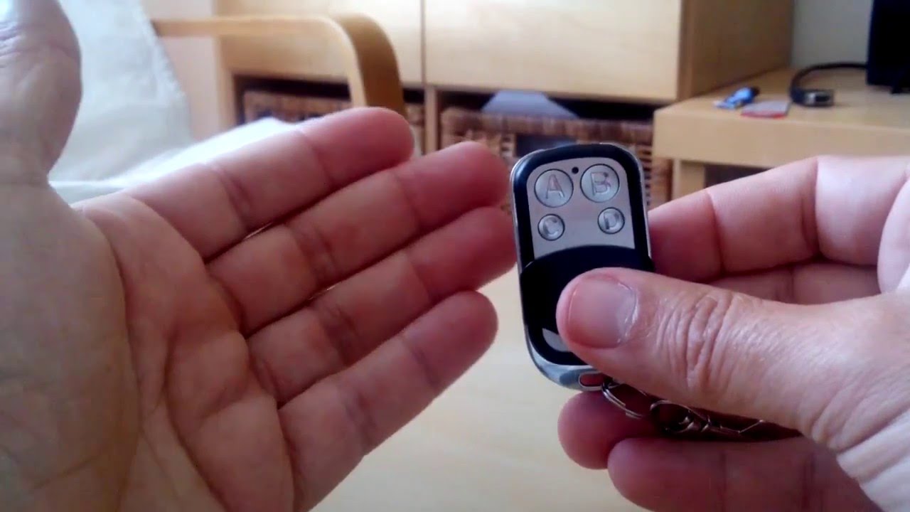 Solución configurar mini mando universal 433m