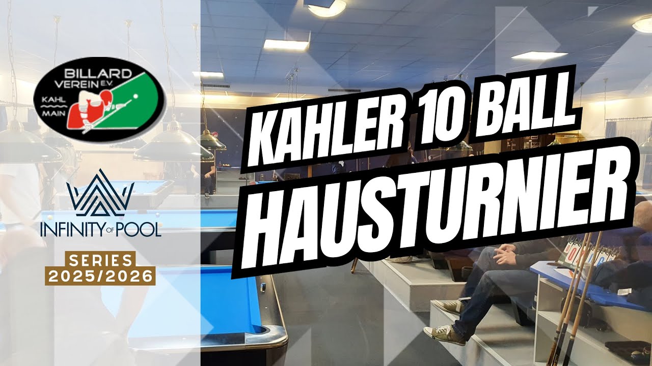 WATCH LIVE | Kahler 10 Ball Hausturnier 23.01.2026