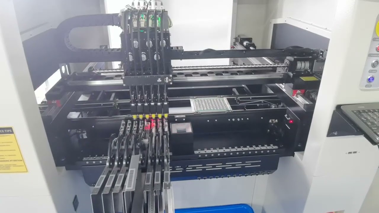 5. Customer feedback video- Six heads pick and place machine