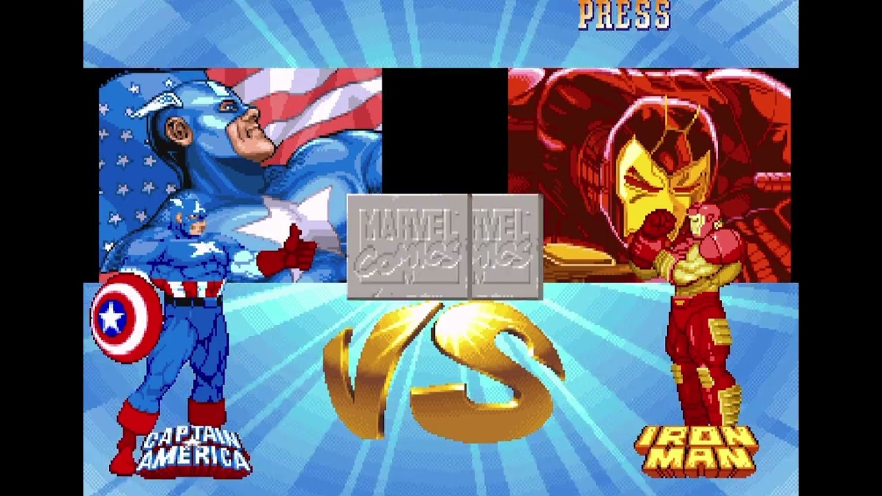 Marvel Superheroes (PS1) Gameplay 