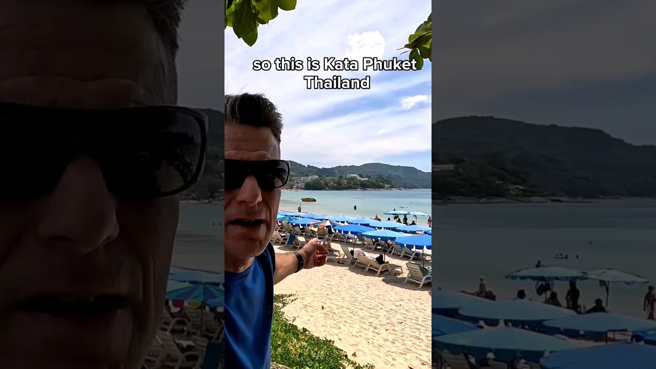 Kata Beach Phuket Thailand Behind Beach Scenes February 2023 🇹🇭