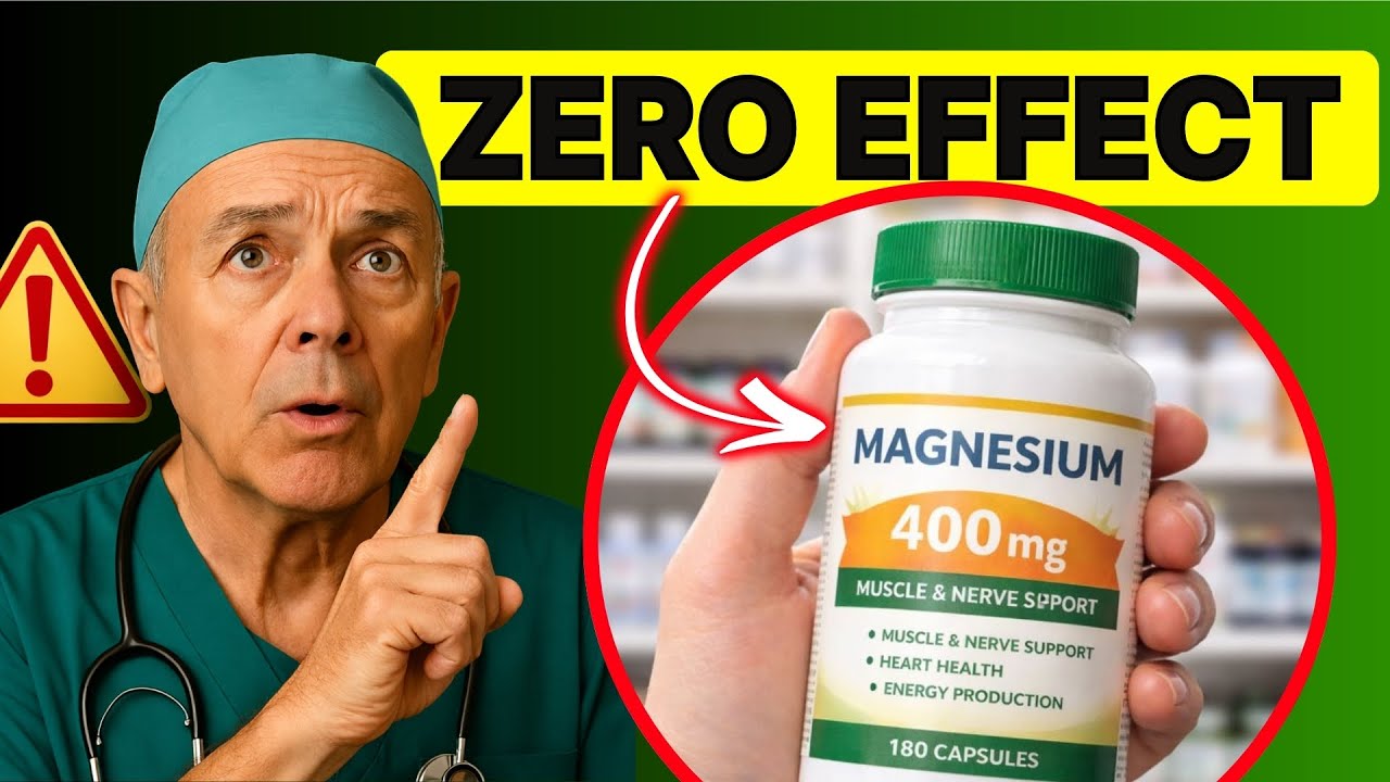 SENIORS, You're Taking Magnesium the WRONG Way! (Doctor Explains Why)