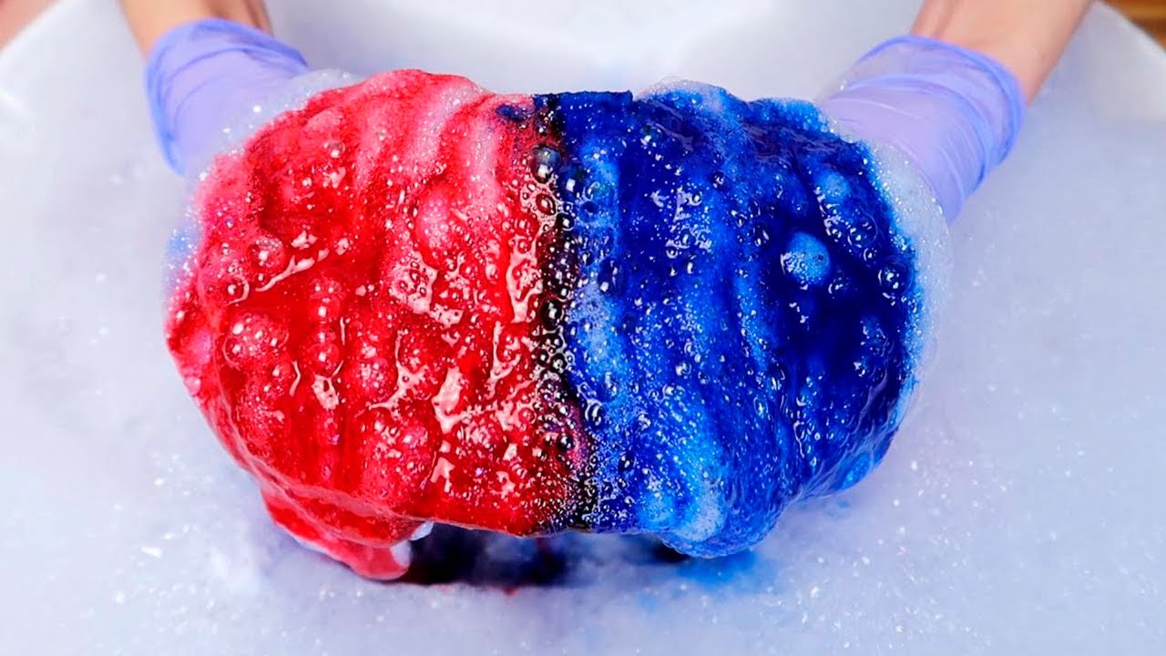 ASMR Sponge Squeezing | Soapy Sponge Sounds | Oddly Satisfying