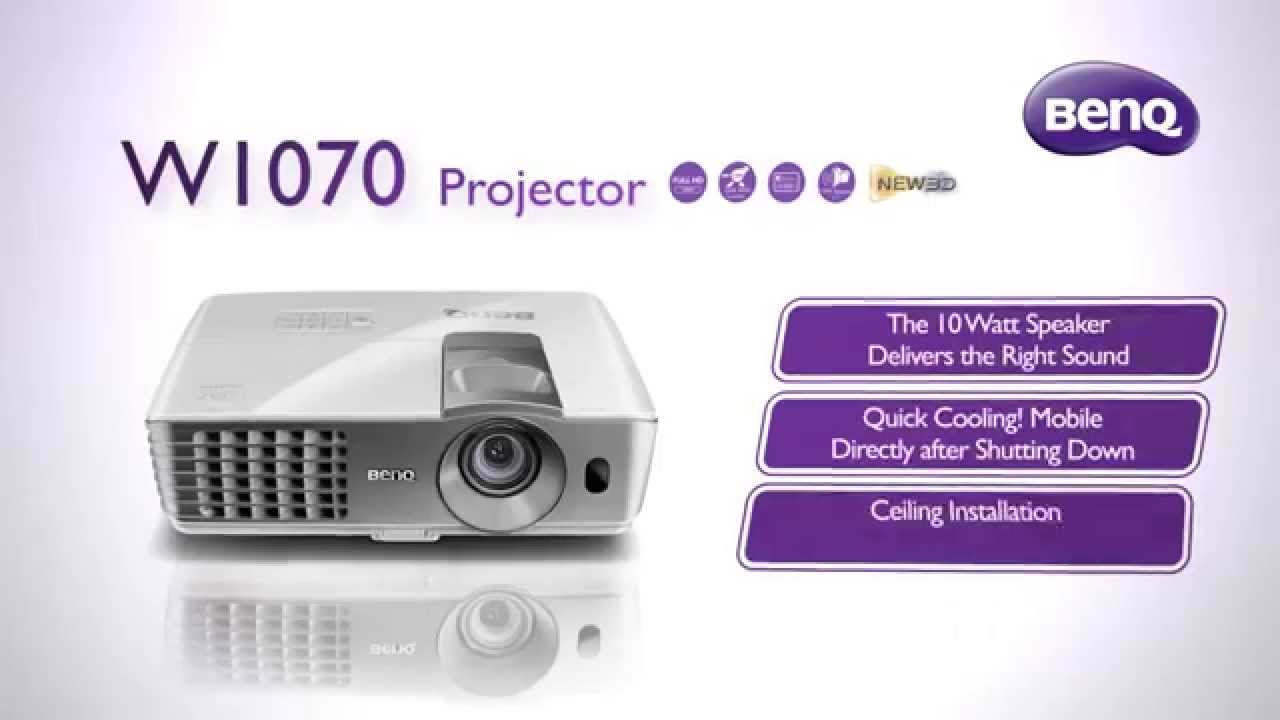 Introducing the BenQ W1070 projector