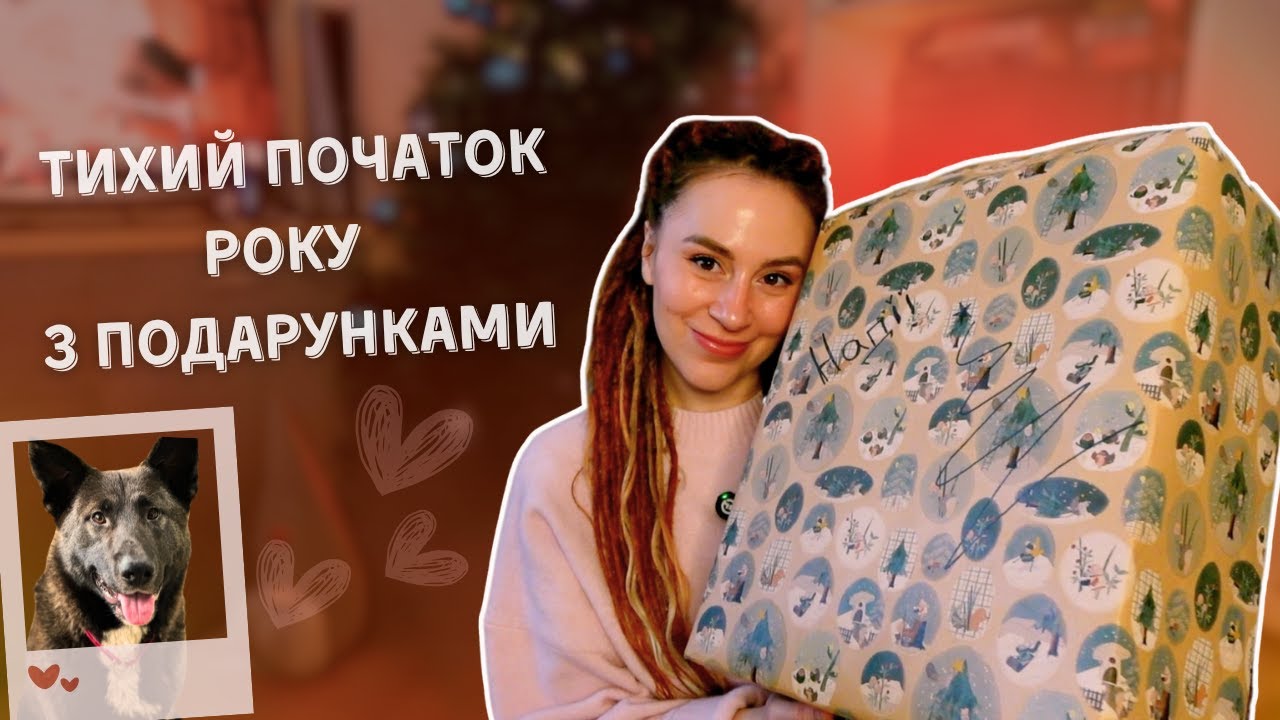 Перше відео року, подарунки і хаос, який вносить мій пес 🎄
