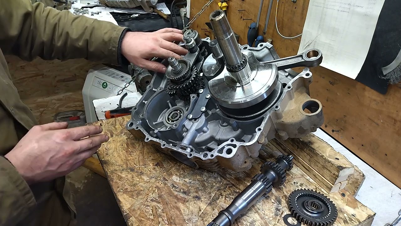 Сборка мотора CF-Moto XO. 191 Мотор. Часть1