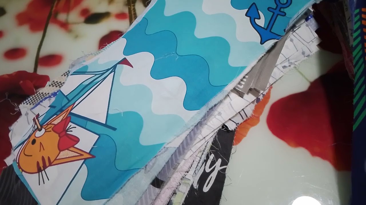 Распаковка лоскута от 10 до 20 см. от Магнатекса.
