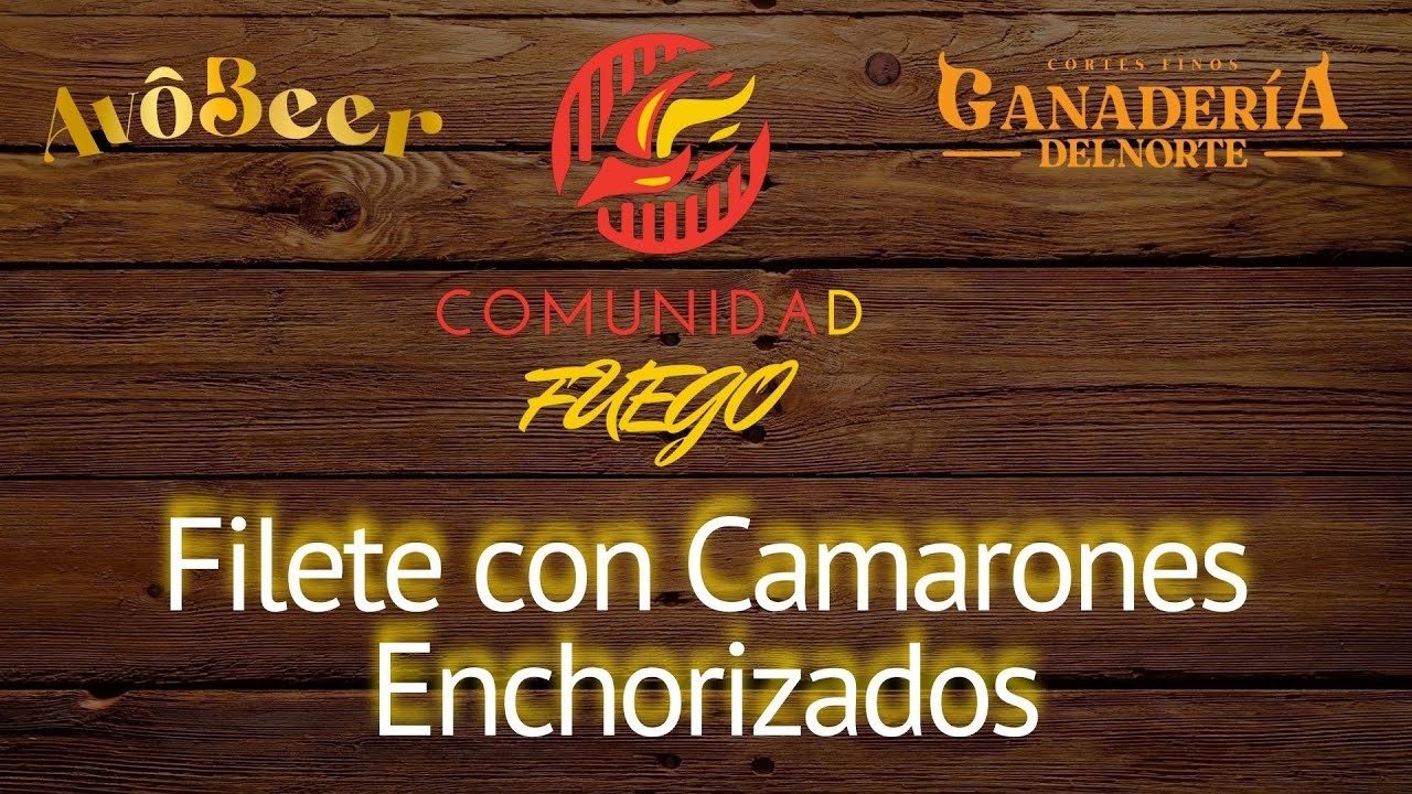 Filete con camarones enchorizados