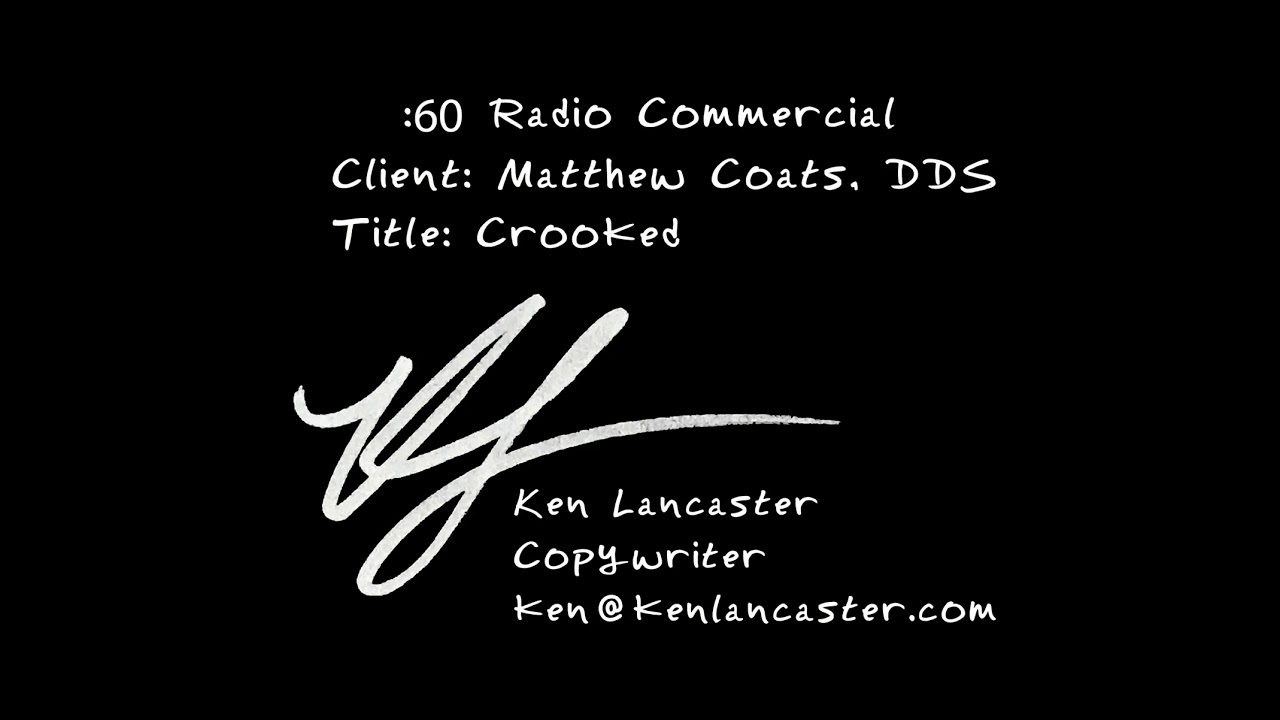 Coats Ortho Radio Commercial - Crooked Teeth