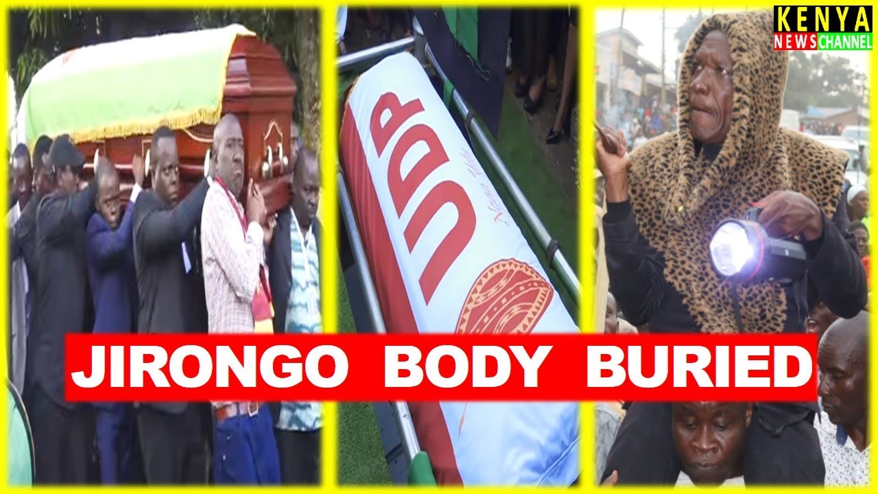 FULL CEREMONY! See how they buried Cyrus Jirongo Body in Lumakanda after Tiriki Torch plans