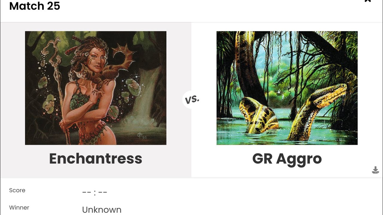 Premodern Super Gauntlet 2024 Round 1: Enchantress vs GR Aggro