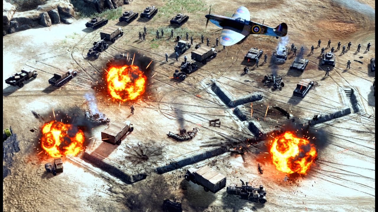 WW2 Sudden Strike 4 Axis Campaign May 1942 Battle Trubuk - Germany Army