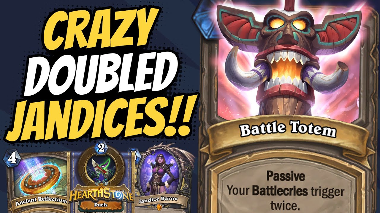 DOUBLE BATTLECRY JANDICES ARE INSANE!! ...and I don't think Lilian sucks... | Duels | Hearthstone