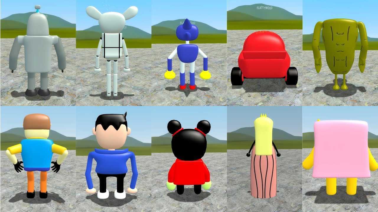 PLAYING AS NEW UPDATE 3D MEMES (3D NEXTBOTS) IN Garry's Mod