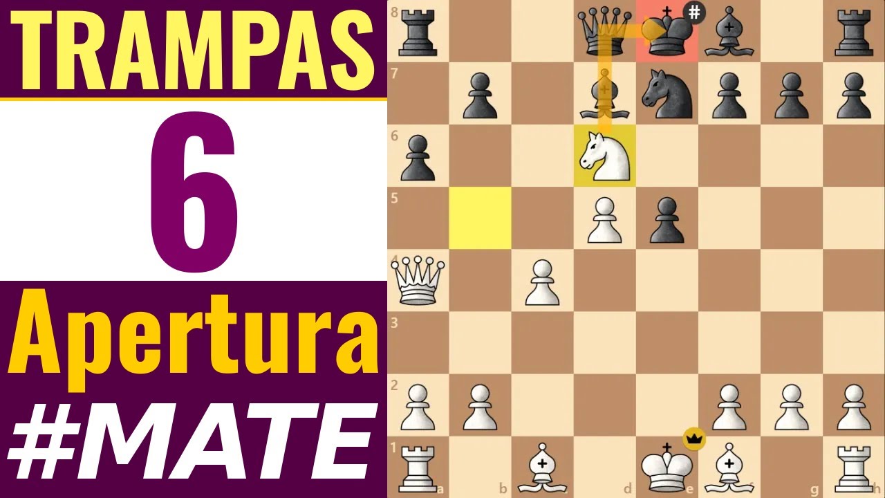 🤭 ¡6 ATREVIDAS trampas de MATE en la apertura!