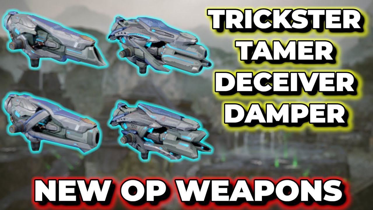 WR - New Weapons Trickster, Tamer, Deceiver and Damper Are Too OP | War Robots