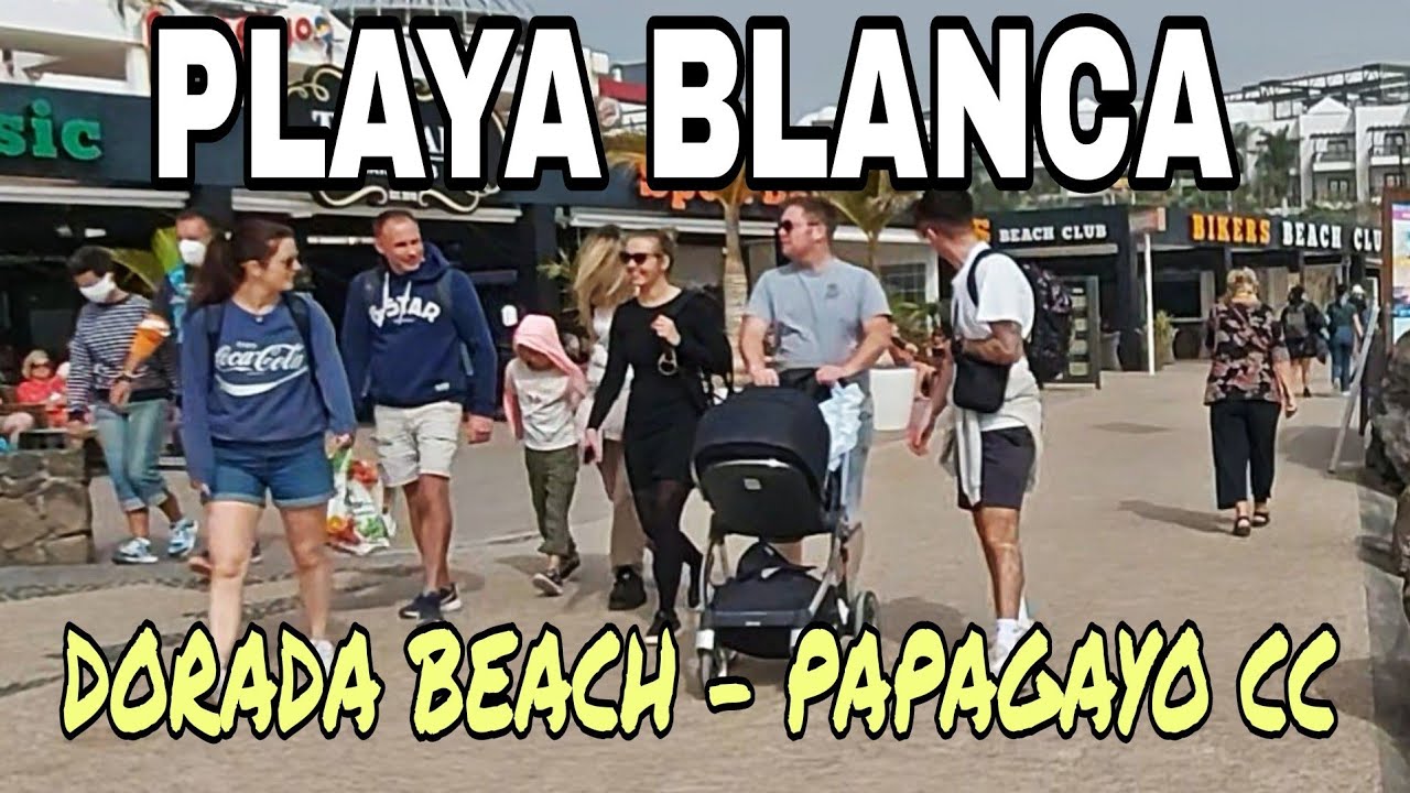 PLAYA BLANCA, LANZAROTE - DORADA BEACH - PAPAGAYO CC |HAZY & WINDY