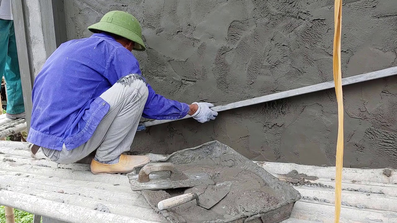 Amazing Construction Rendering Sand And Cement - Amateur Skills