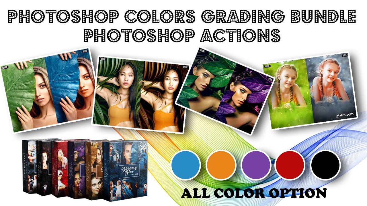 Photoshop Colors Grading Bundle Photoshop Actions