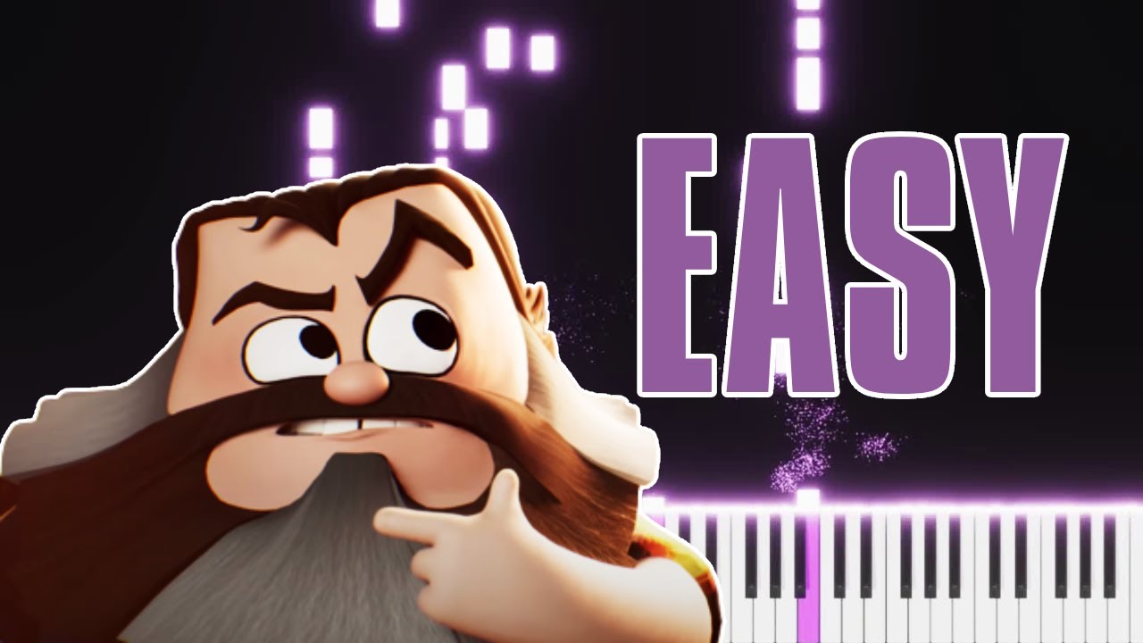 Tenacious D - Video Games | EASY Piano Tutorial by OCTOBER
