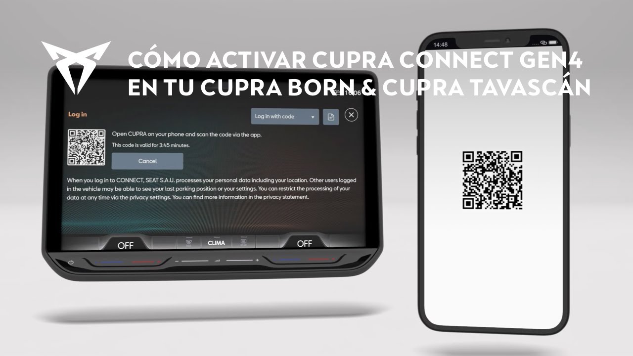 C&oacute;mo activar CUPRA CONNECT GEN4 en tu CUPRA Born & CUPRA Tavasc&aacute;n | CUPRA