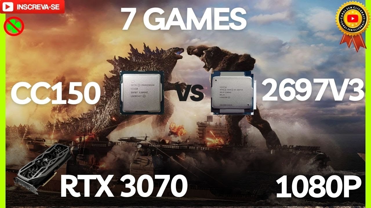 INTEL CC150 VS XEON 2697V3 + RTX 3070 EM 7 JOGOS, VO&Ccedil;&Ecirc; PRECISA VER ESSE TESTE #2697v3 #cc150 #1151