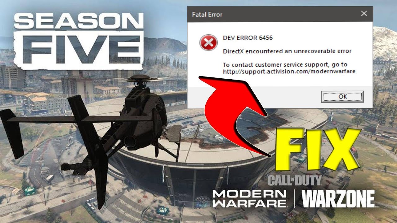 COD MW - WARZONE  JAK NAPRAWIĆ DEV ERROR 6456